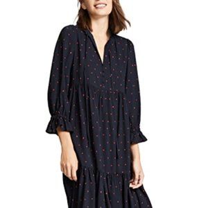 AG Celeste Dress Navy Polka Dot